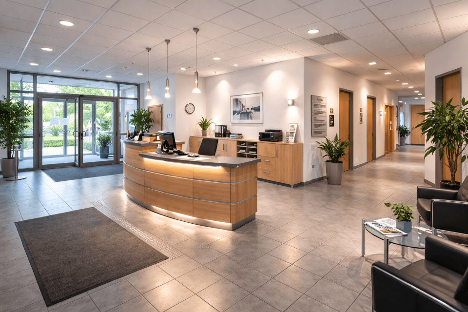 Empfangsbereich Web Design Bremen